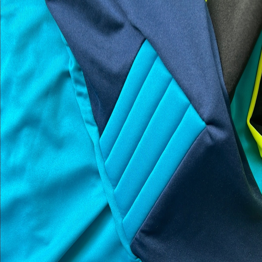 Adidas Goalie Duo Pack: Blue and Neon Yellow Long Sleeve Shirts, 13/14Y - Picture 3 of 3